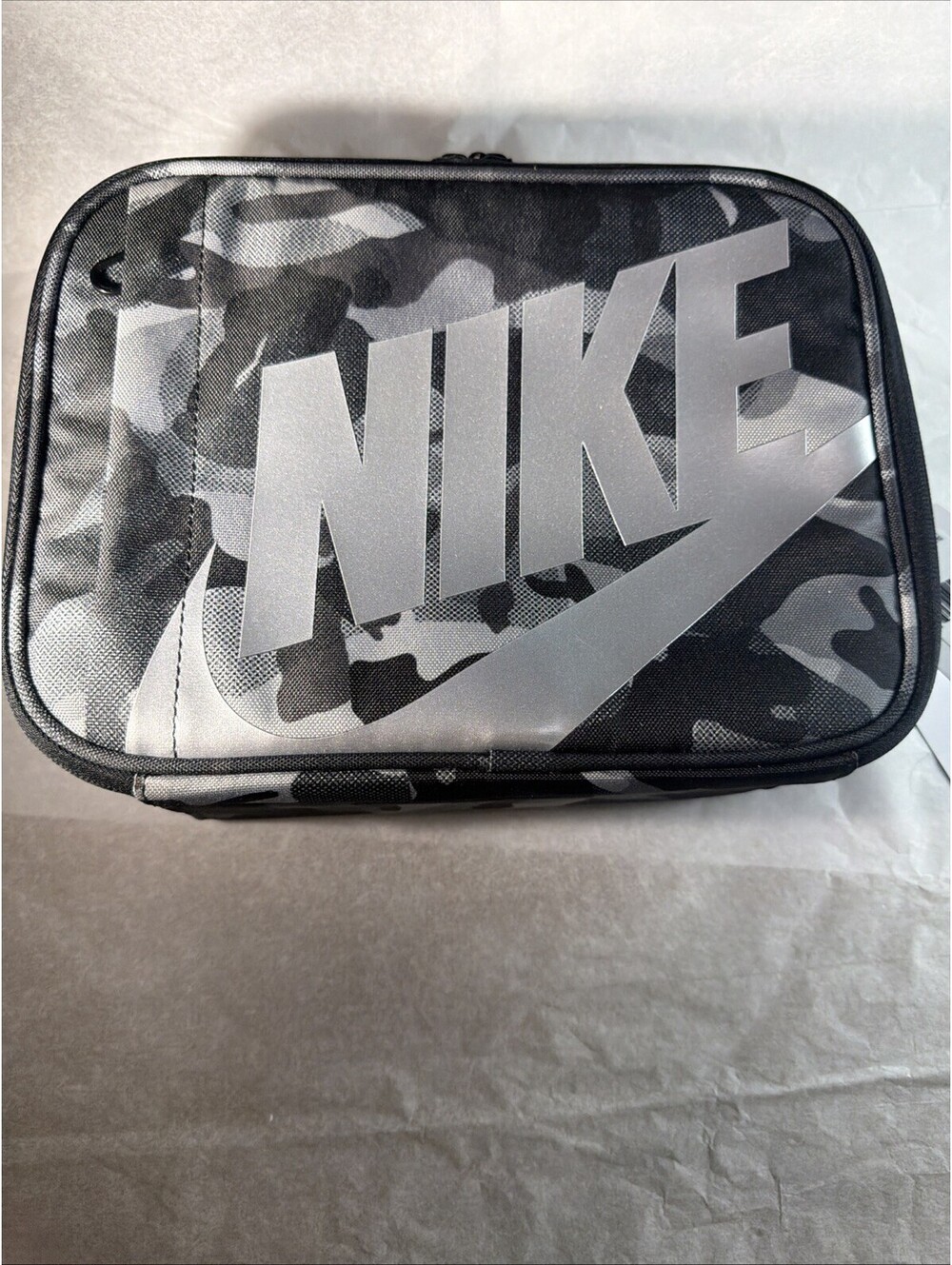 Nike Futura Fuel Pack Insulated Lunch Box Black Camo Hard Shell 9A2744-K11 New